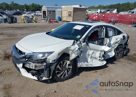 2018 Honda Civic Ex z USA, uszkodzony, nr VIN 19XFC2F75JE014180